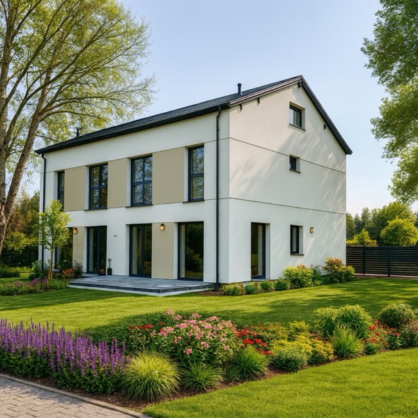 Wizualizacja — elewacja frontowa